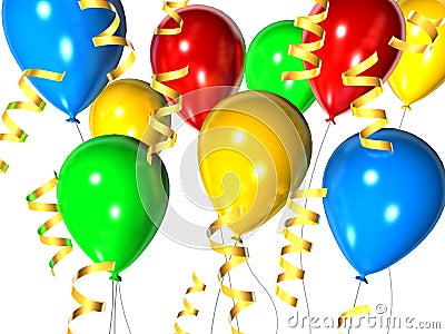 Celebration Picture on Celebration Balloons Royalty Free Stock Image   Image  1225696
