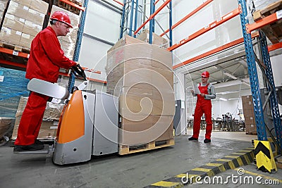 Delivery Plants on Royalty Free Stock Images  Checking Delivery In Plant  Image  23993459