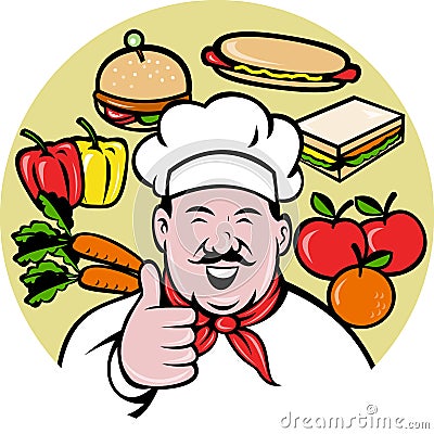 Pictures Food on Home   Stock Images  Chef Cook Baker Fruti Food Veges
