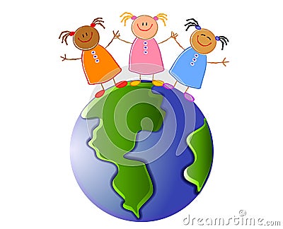 children holding hands template. CHILDREN HOLDING HANDS EARTH