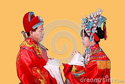 Dress Model Groom on Home   Royalty Free Stock Images  Chinese Bride And Groom