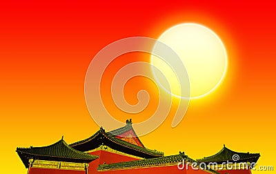 Buddhist Architecture on Chinese Buddhist Architecture Stock Photos   Image  13537463
