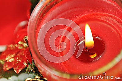 Stock Images: Christmas candle. Image: 17340804