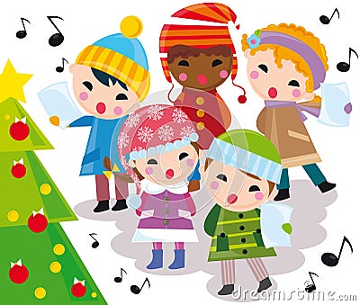 Christmas Carols on Christmas Carols Royalty Free Stock Images   Image  7148549