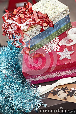 Stock Images: Christmas Gift Wrapping. Image: 26516824