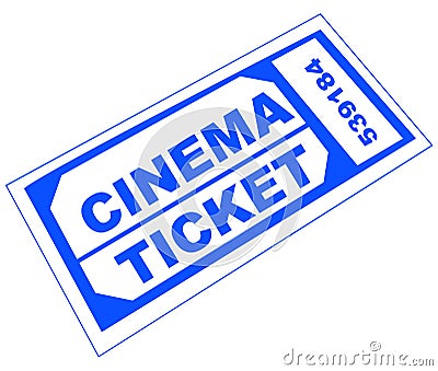 cinema ticket lookalike