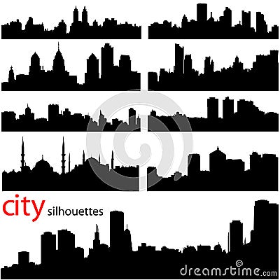 City Background on City Background Vector  Click Image To Zoom