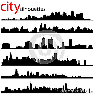 new york city skyline silhouette. imagess new york city