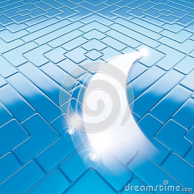 Clean Computers on Home   Royalty Free Stock Photos  Clean Floor Blue