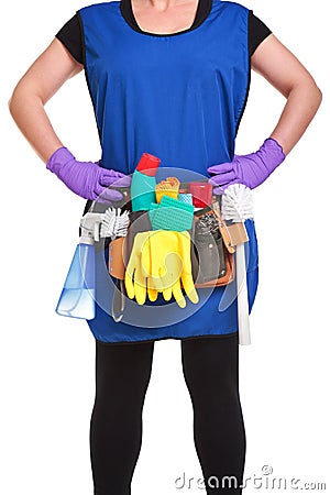 Cleaning Woman Royalty Free Stock Images - Image: 18991829