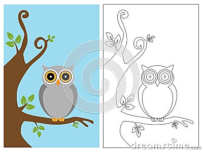  Coloring Pages on Coloring Page Book   Owl Royalty Free Stock Photos   Image  20588568