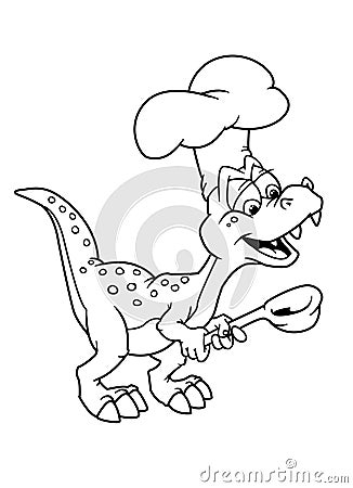 Dinosaur Coloring Sheets on Stock Illustration  Coloring Pages Dinosaur  Image  15597959