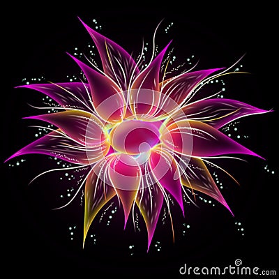 Royalty Free Backgrounds on Royalty Free Stock Image  Cosmic Flower  Image  9004916