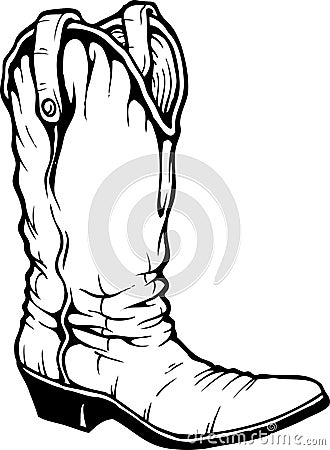 cowboy boots clipart. COWBOY BOOT (click image to