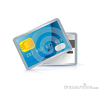 credit card icon. Royalty Free Stock Photo: Credit card icon
