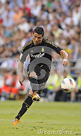 Ronaldo Free Kick on Cristiano Ronaldo Free Kick Royalty Free Stock Images   Image