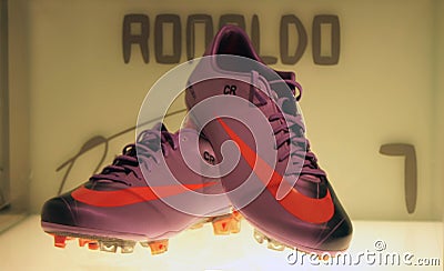 Ronaldo Cleats on Cristiano Ronaldos Shoes