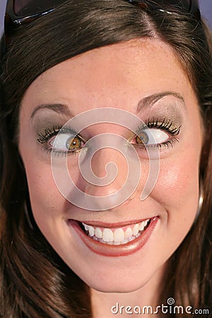 Funny Face Images on Stock Photo  Cross Eyed Funny Face Woman  Image  2311010