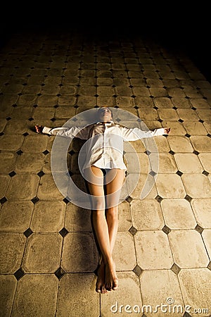 Free Vector Business on Crucified Woman Royalty Free Stock Photo   Image  6300555