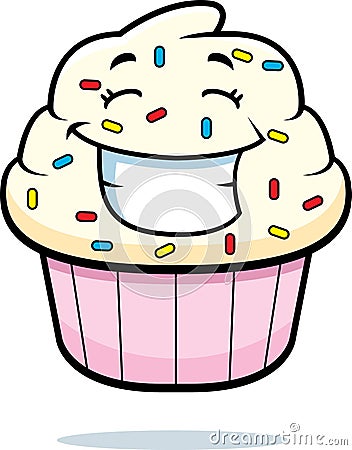 Cartoon Birthday Cake on Sign Up And Download This Cupcake Smiling Image For As Low As  0 20
