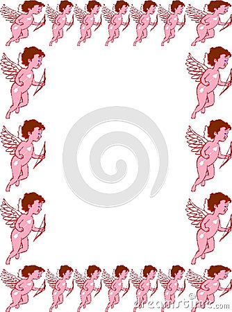 Cupid Pictures For Valentines Day. CUPID VALENTINES DAY BORDER