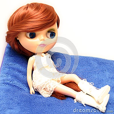 Dress Model Dolls on Royalty Free Stock Photography  Cute And Beautiful Doll In Dress