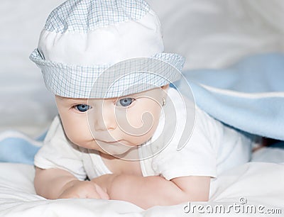 Home Baby Photography on Home   Royalty Free Stock Photography  Cute Baby Girl With Blue Eyes