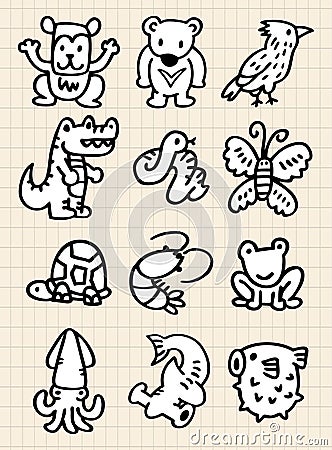 how to draw cute cartoon animals with. CUTE CARTOON ANIMALS (click