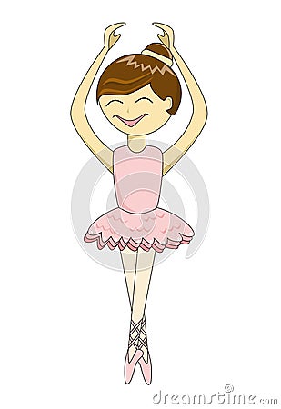Dance Cartoon Girl Mouse Pad by justdahl. Royalty Free Stock Photos: Cute 