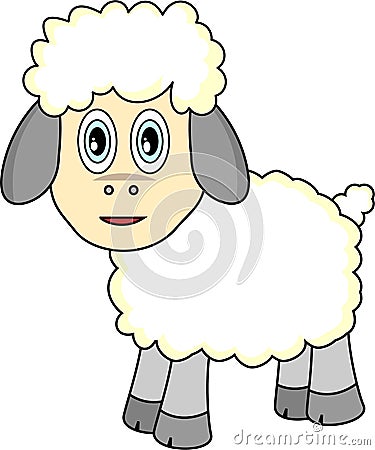 cute cartoon sheep  click