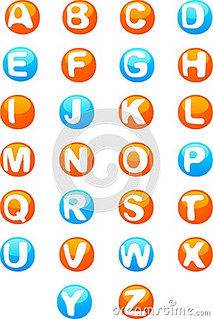 Letterhead Logo Designfree Download on Cute Colored 3d Alphabet Royalty Free Stock Image   Image  13097946