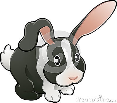 cute rabbit clipart. vector vector clip art