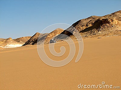 Desert In Egypt Royalty Free Stock Photo