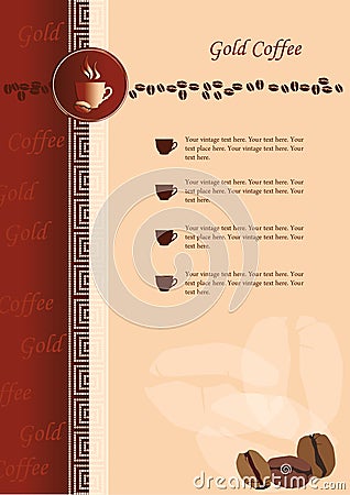 Menu Coffee Shop on Images  Design Of Menu For Coffee Shop And Restaurant  Image  8327494