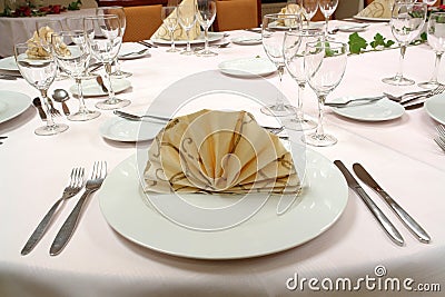 Glass Dinner Table on Dinner Table Setting  Click Image To Zoom