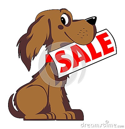 Sale on Stock Photo  Dog Sale  Image  16602160