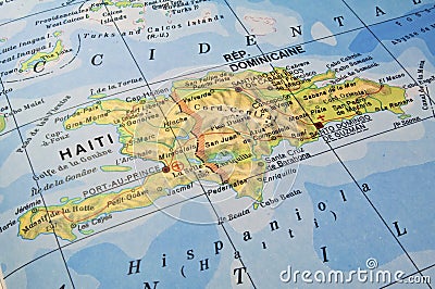 haiti dominican map