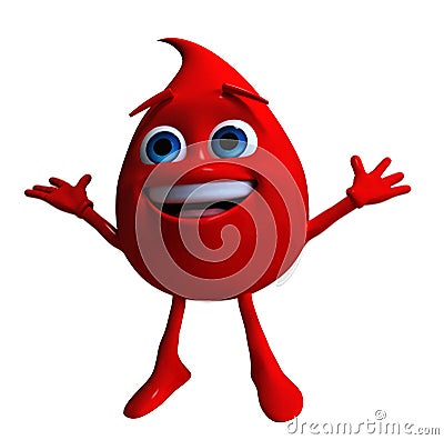 blood drop cartoon. DROP OF BLOOD (click image to