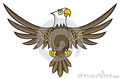 Cartoon Eagle Wings on Eagle Cartoon Stock Photo   Image  14589620