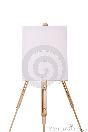 Stock Images: Easel with canvas. Image: 17289484