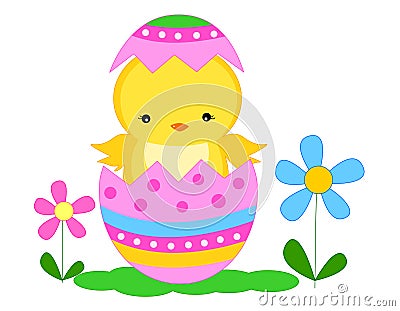clip art easter chick. EASTER CHICK (click image to