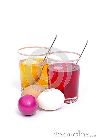 easter eggs pictures to colour in. Stock Photos: Easter eggs colour