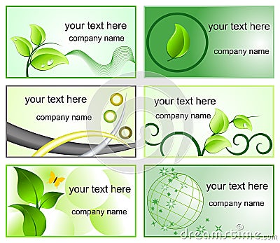 business cards logos. ECOLOGY LOGOS AND BUSINESS