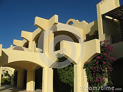 Egyptian Architecture on Egyptian Hotel Architecture Royalty Free Stock Photos   Image  4104378