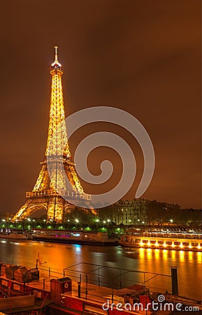 Nighttime Eiffel Tower Pictures on Editorial Image  Eiffel Tower By Night  Image  24193580