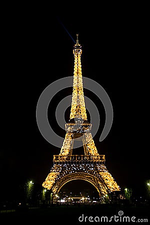 Nighttime Eiffel Tower Pictures on Stock Photo  Eiffel Tower By Night  Image  7879620