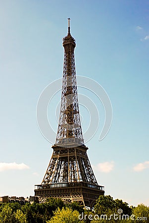 Paris Eiffel Tower Picture on Royalty Free Stock Image  Eiffel Tower In Paris  Image  15460286