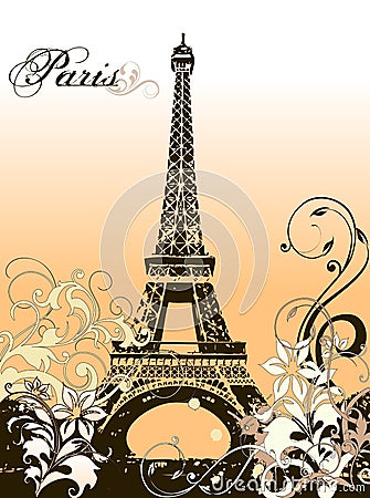 Printable Picture Eiffel Tower on Royalty Free Stock Photo  Eiffel Tower  Image  8089475