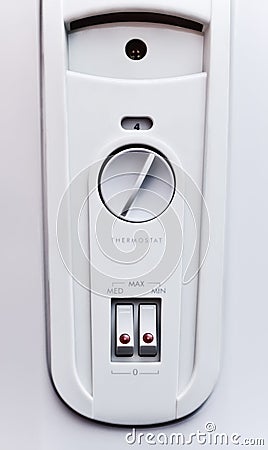 Electric Panel Heaters on Electric Oil Heater Control Panel Stock Image   Image  18563591