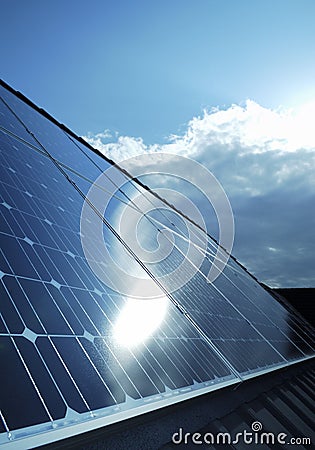 Photovoltaic Solar Panels. ELECTRIC PHOTOVOLTAIC SOLAR